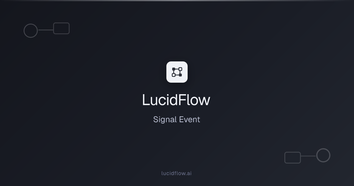 Signal Event | BPMN Glossary